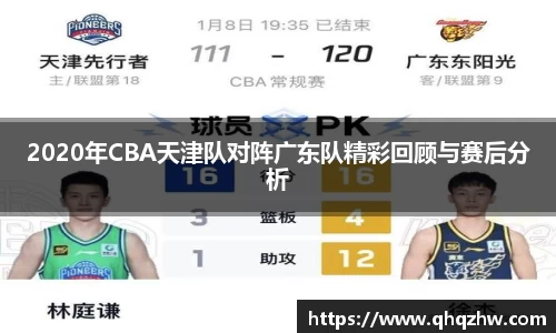 2020年CBA天津队对阵广东队精彩回顾与赛后分析